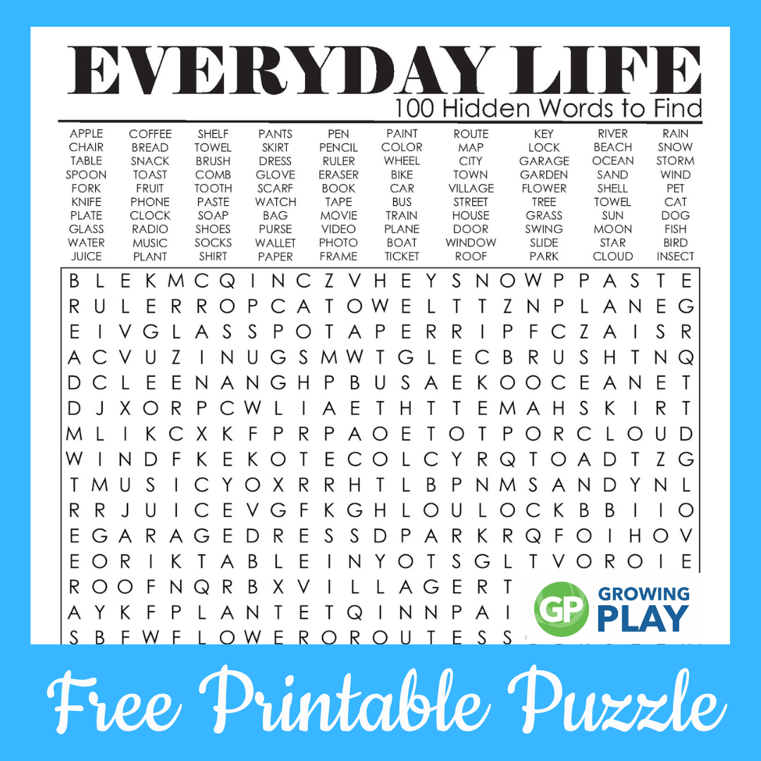 Adult Puzzles Printable Free