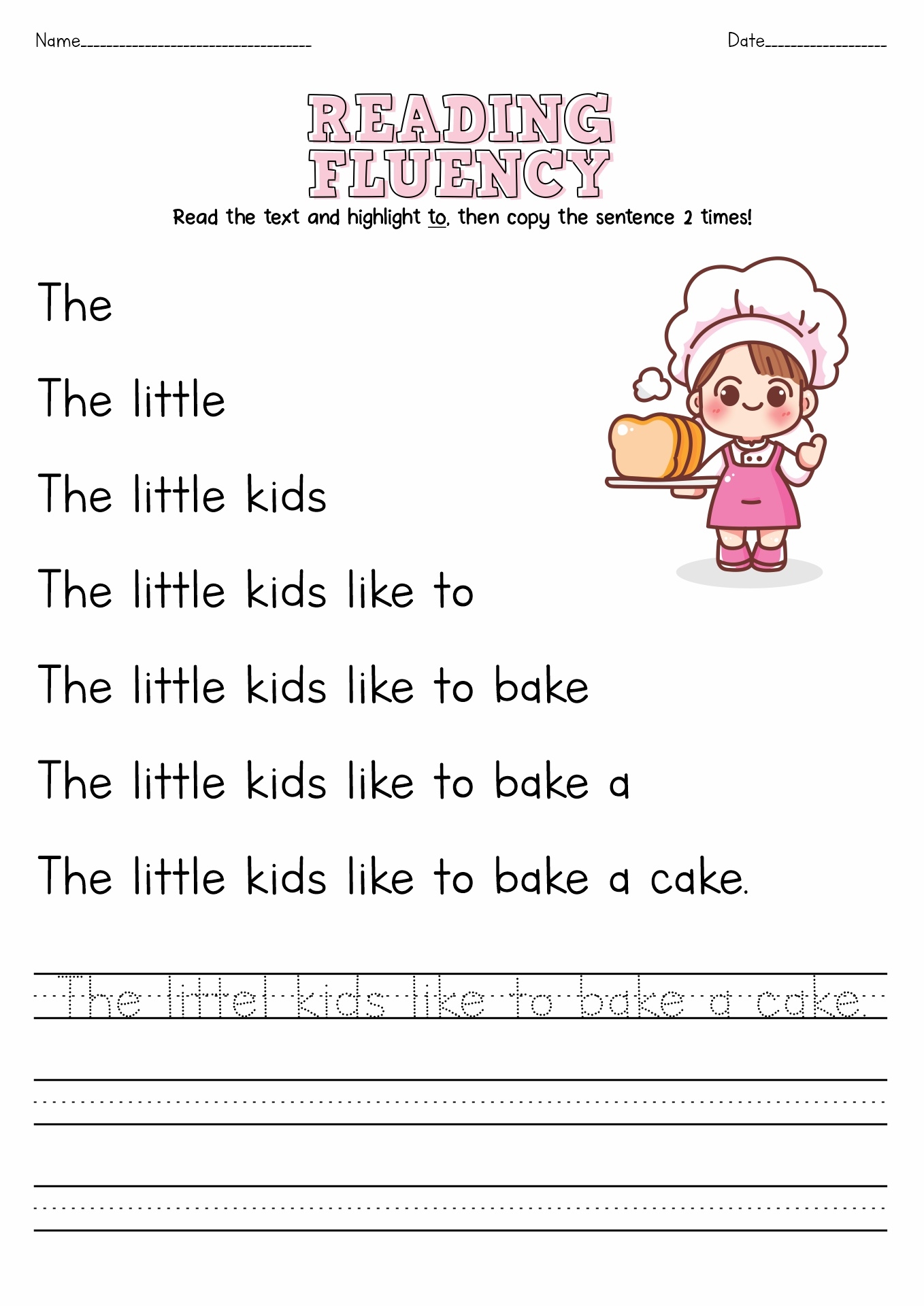 Free Printable 1st Grade Worksheets Reading
