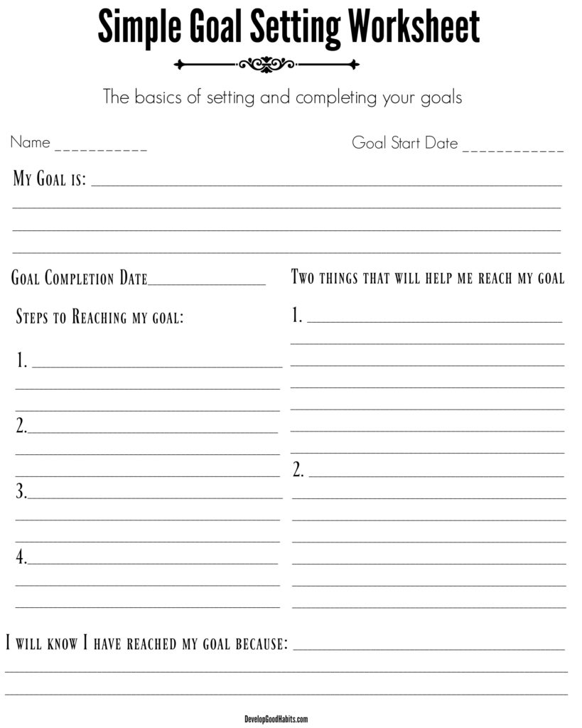 5 SMART Goal Setting Worksheets amp Templates 2024 Update 