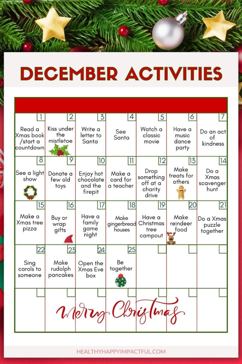 60 Fun Advent Calendar Activities amp Free Printable For 2024 
