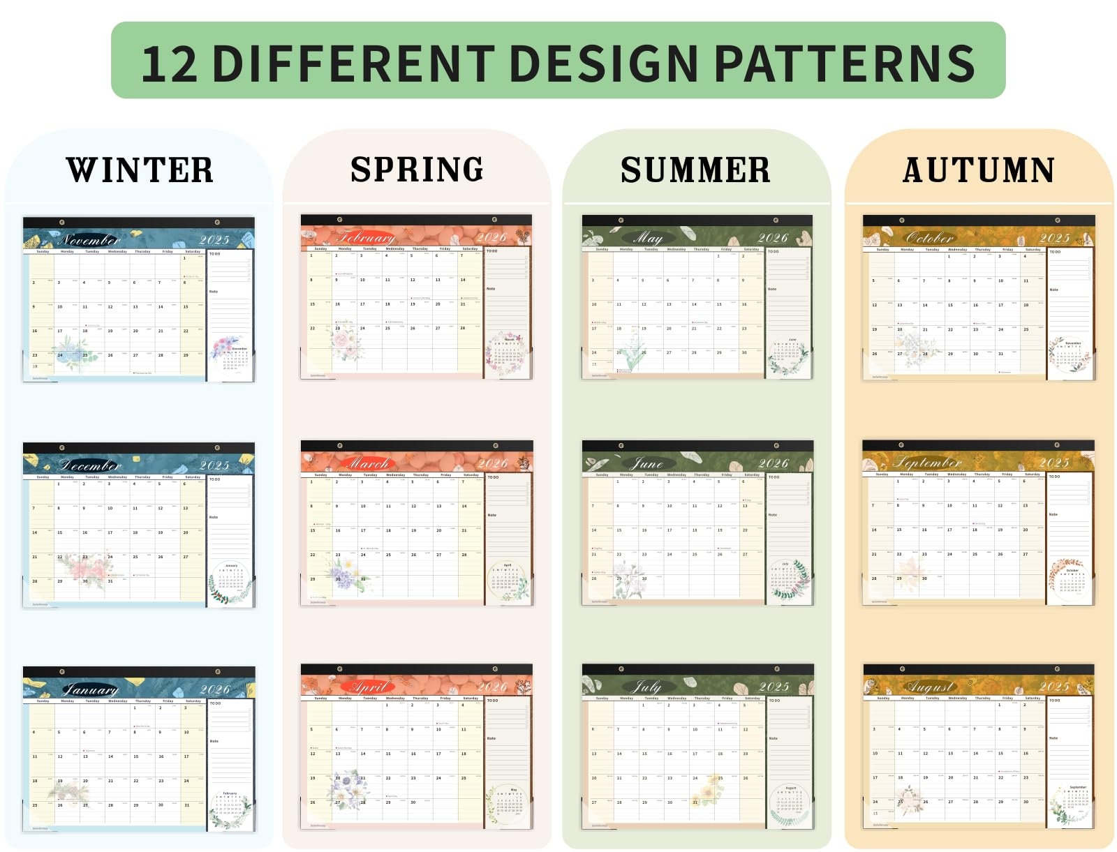 December 2025 Calendar Printable Waterproof