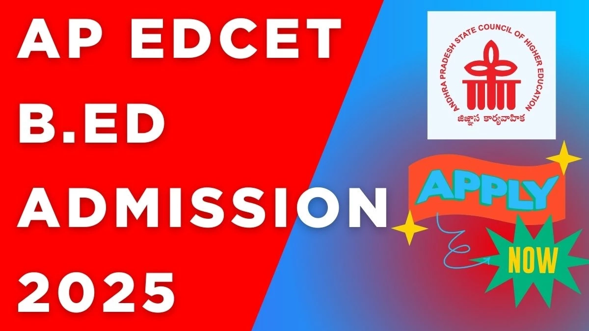 B Ed Application Form 2025 Ap