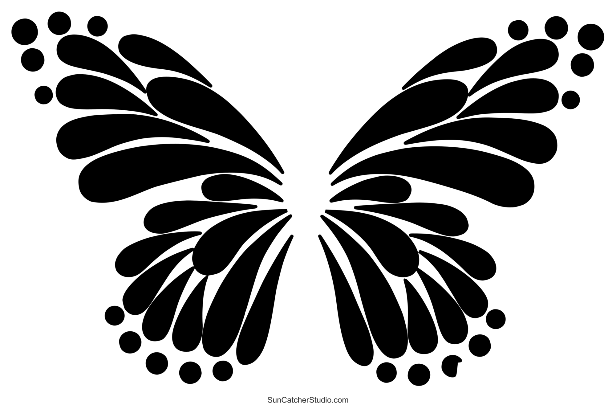 Butterfly SVG Files Printable Templates Patterns amp Clipart 