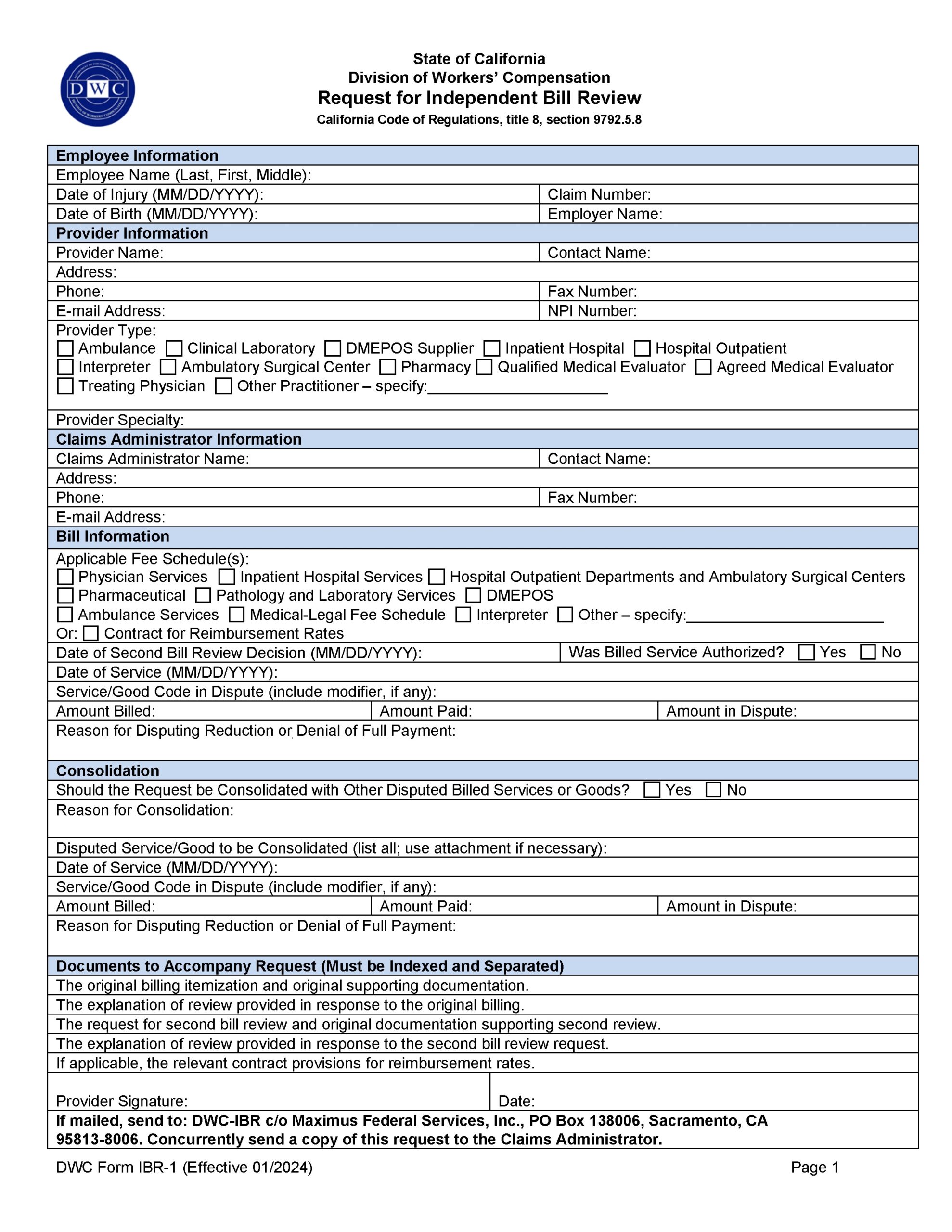 California Code Of Regulations Title 8 Section 9792 5 8 Request 