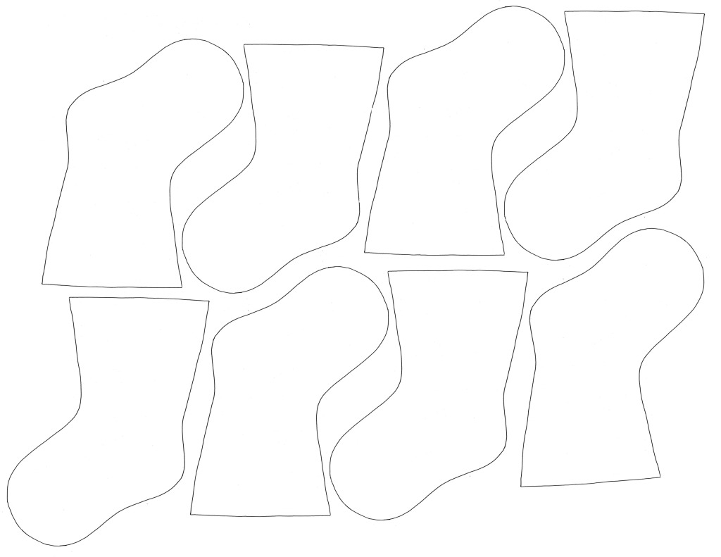 Free Printable Christmas Stocking Template