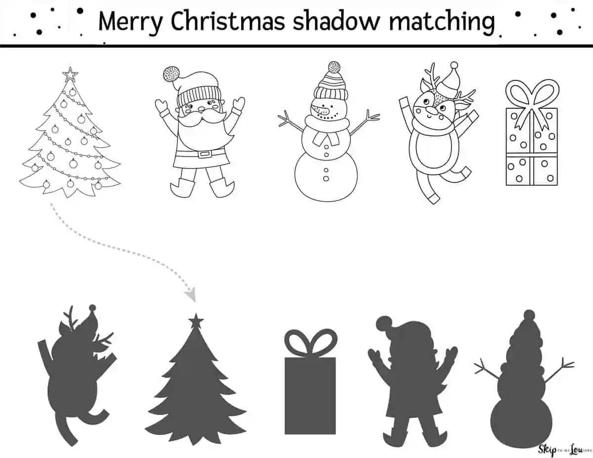 Christmas Worksheets Skip To My Lou