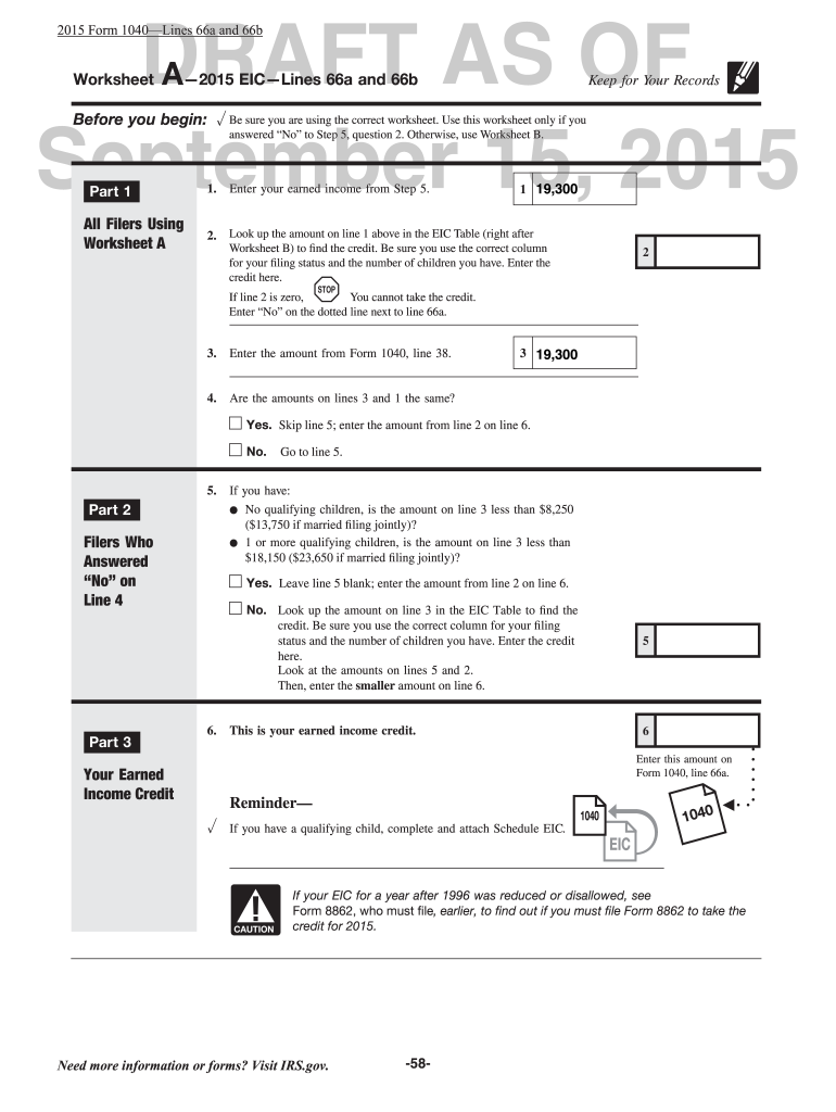 Earned Income Worksheet Fill Out amp Sign Online DocHub