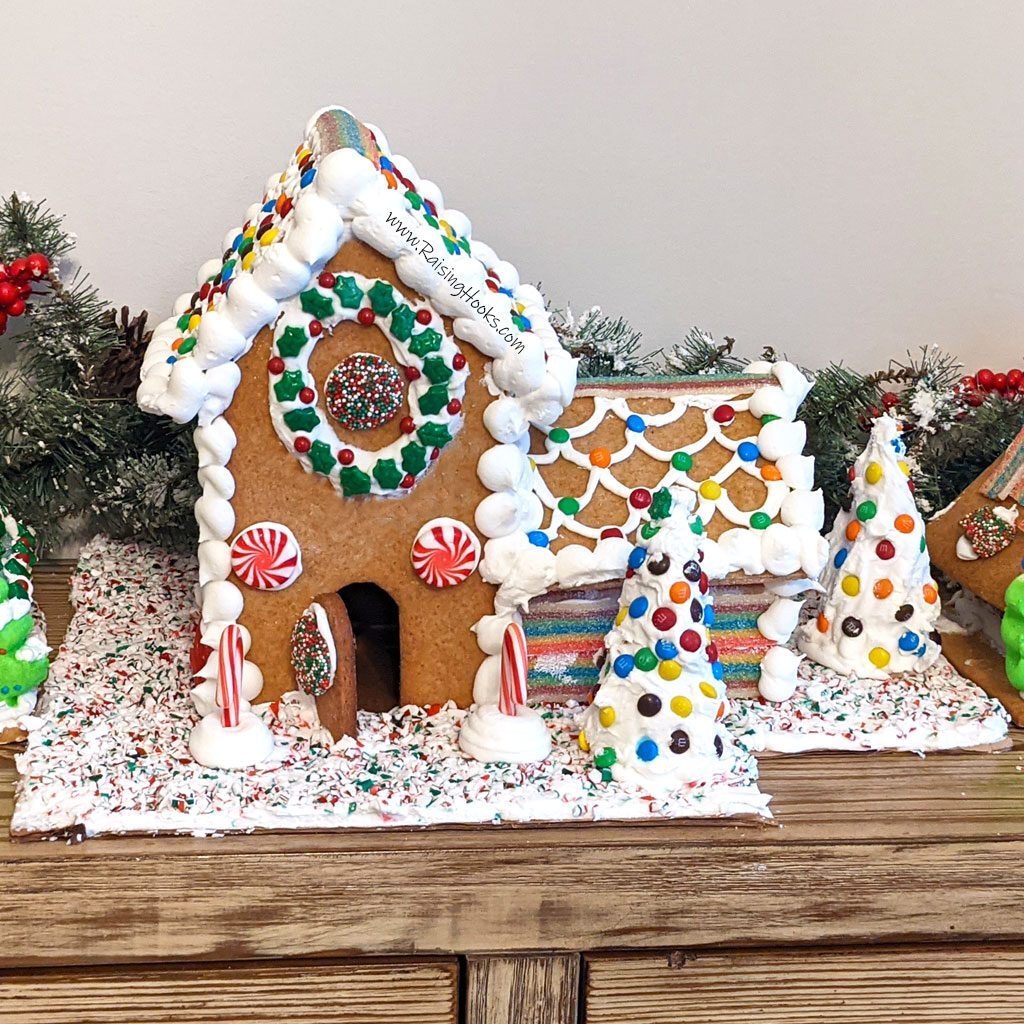 EASY 2 Story Gingerbread House amp Template Raising Hooks