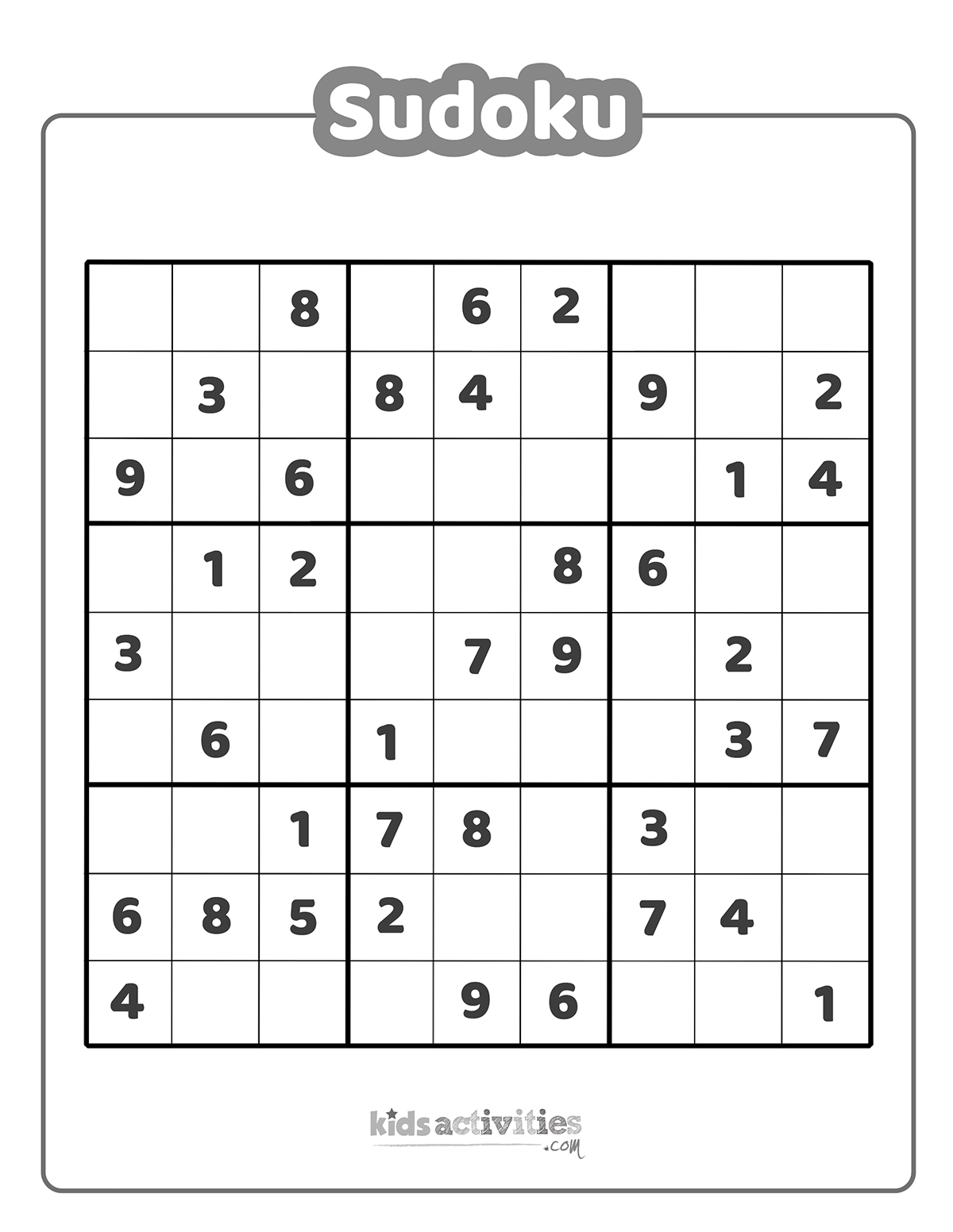 Printable Hard Sudoku Puzzles Multiple
