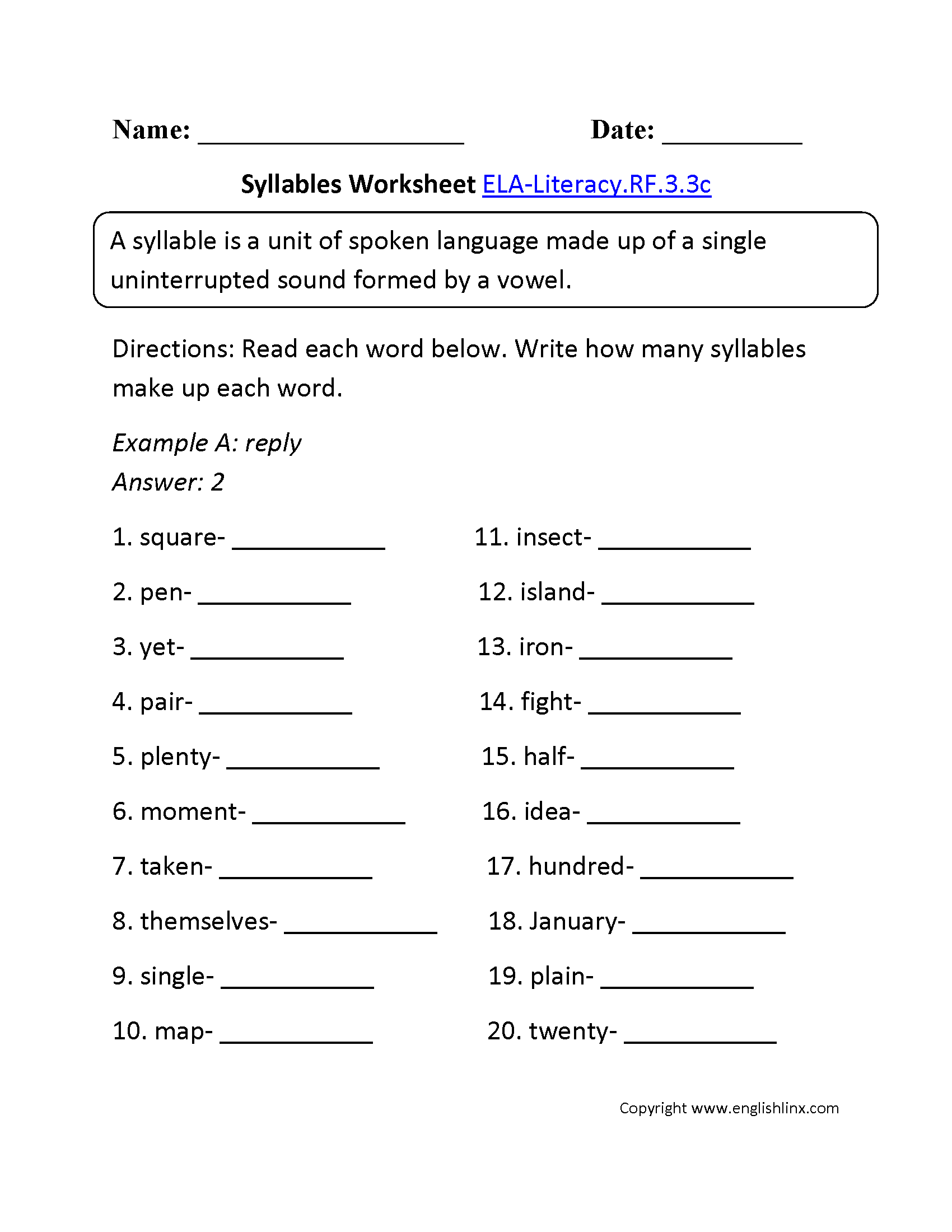 Englishlinx Phonics Worksheets Worksheets Library