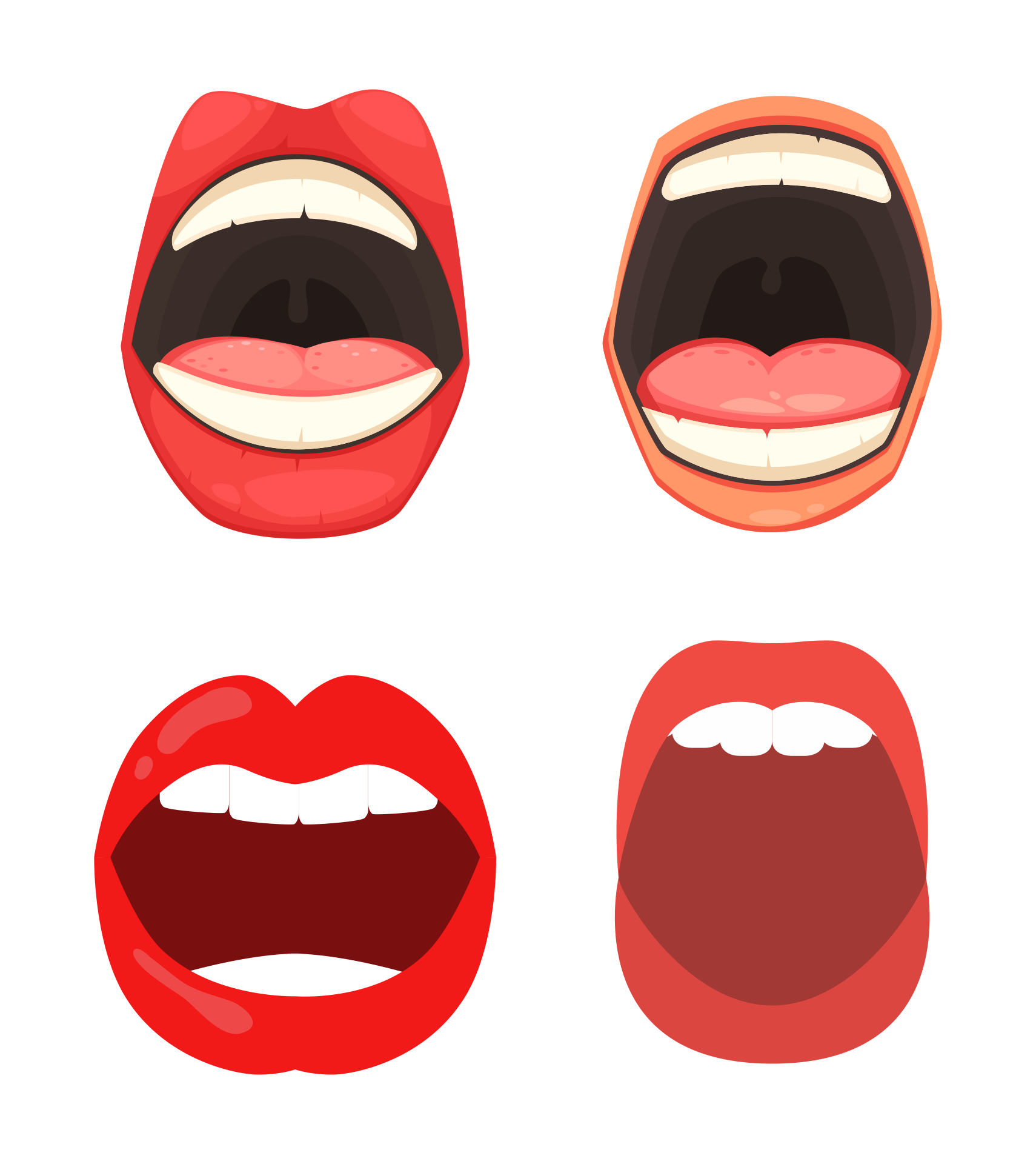 Printable Mouth Template