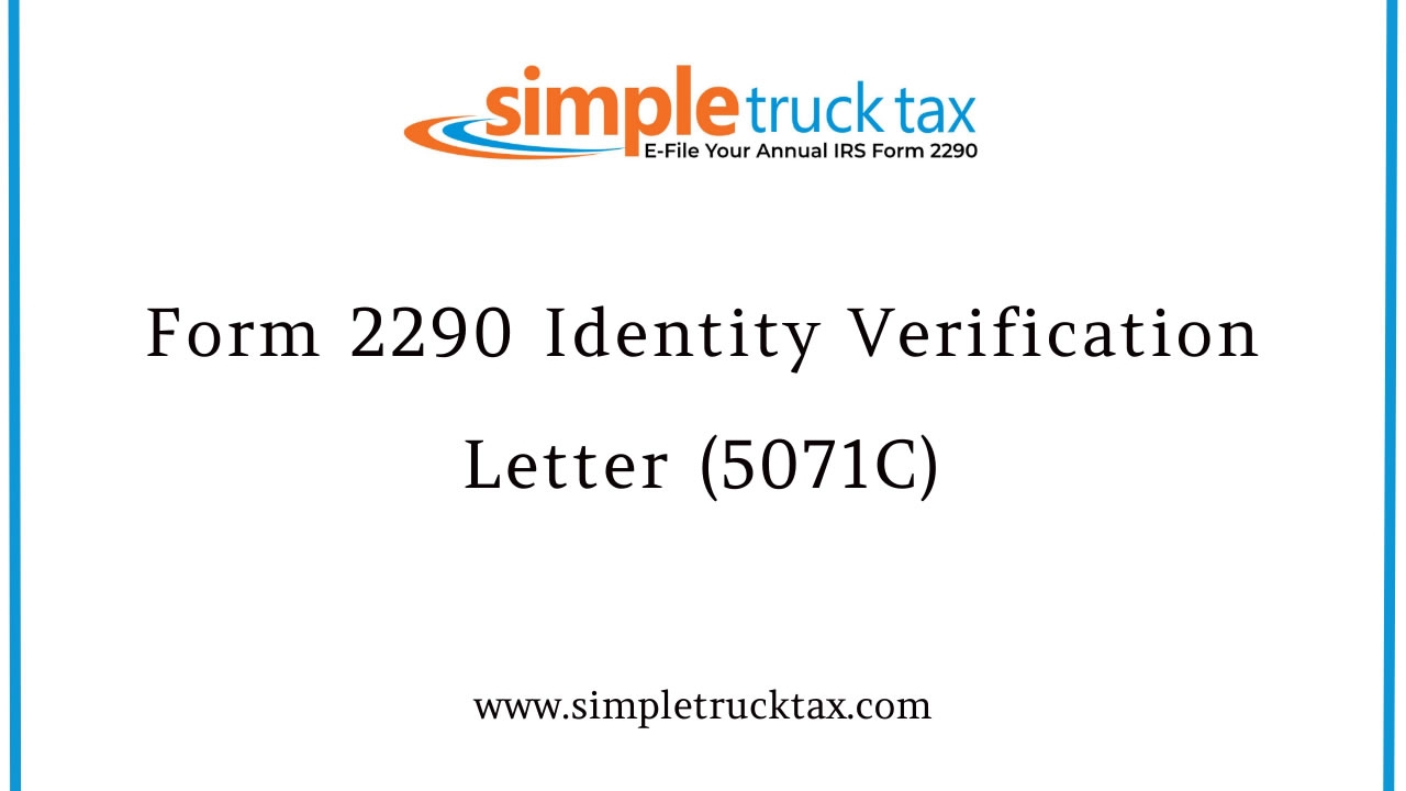 Irs Form 5071c Verify Identity