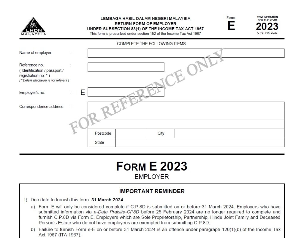 Ea Form In Malay