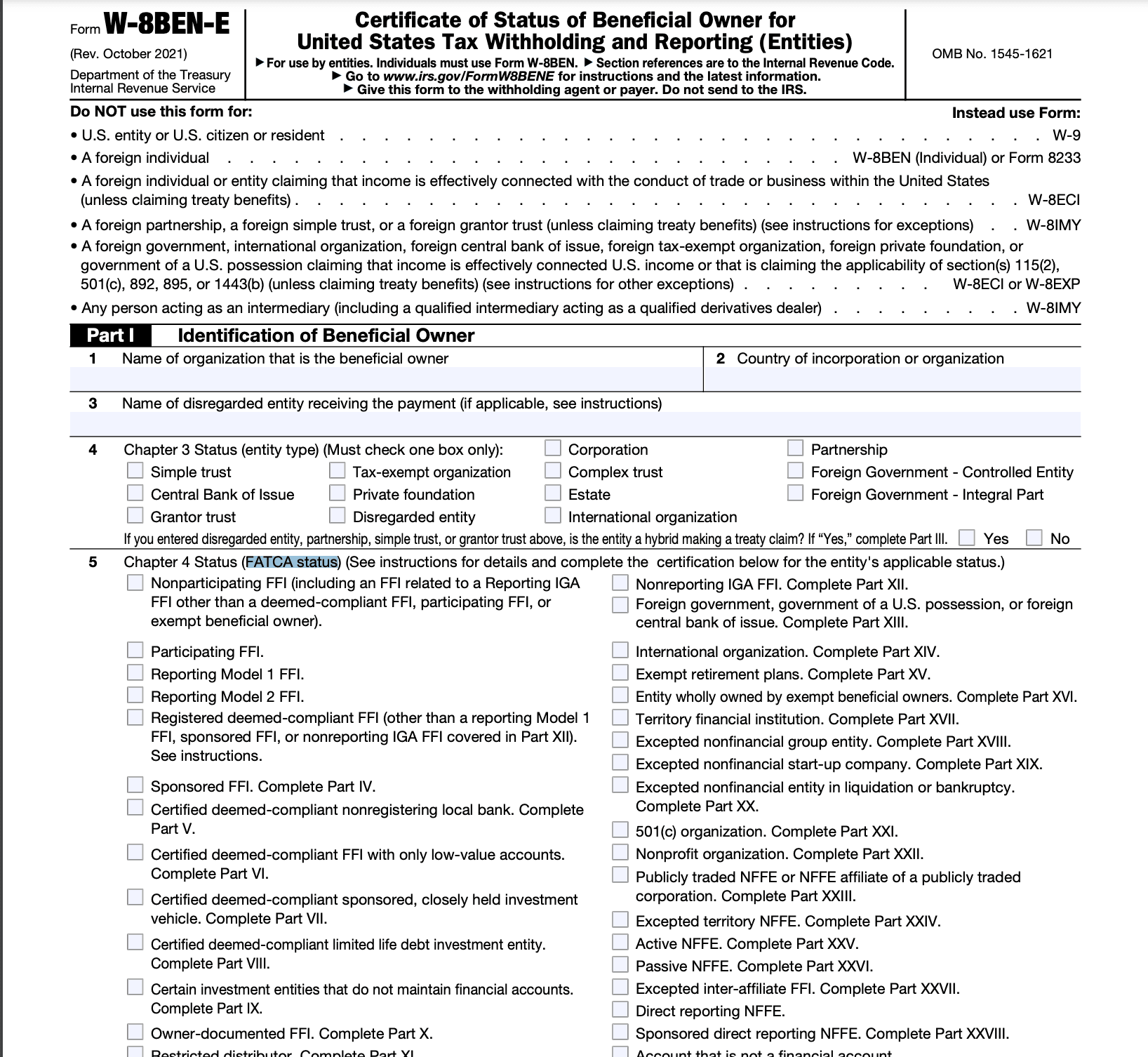 Form W 8BEN amp W 8BEN E India Step by Step 2025 Guide