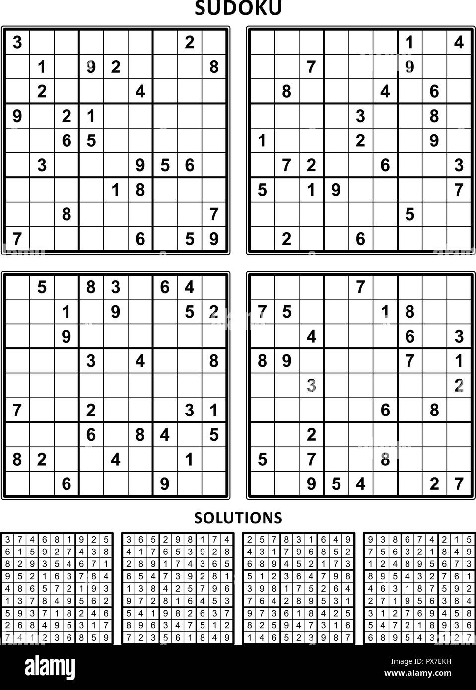 Printable Sudoku Puzzles Easy