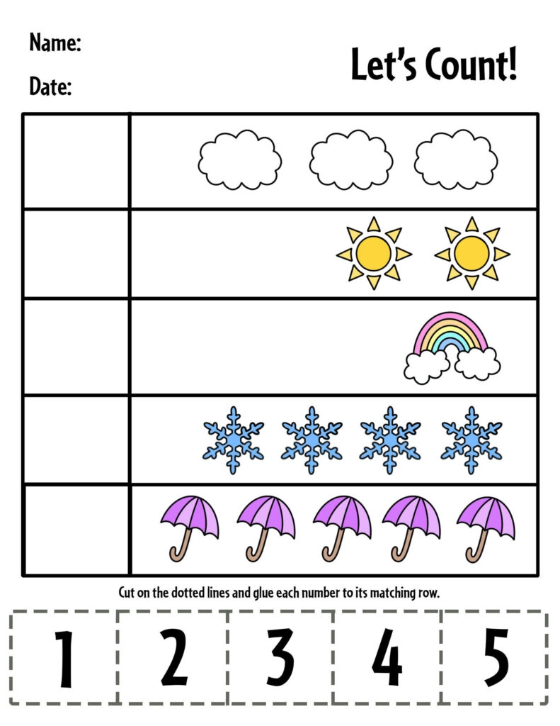 Cut And Paste Free Printable Worksheets