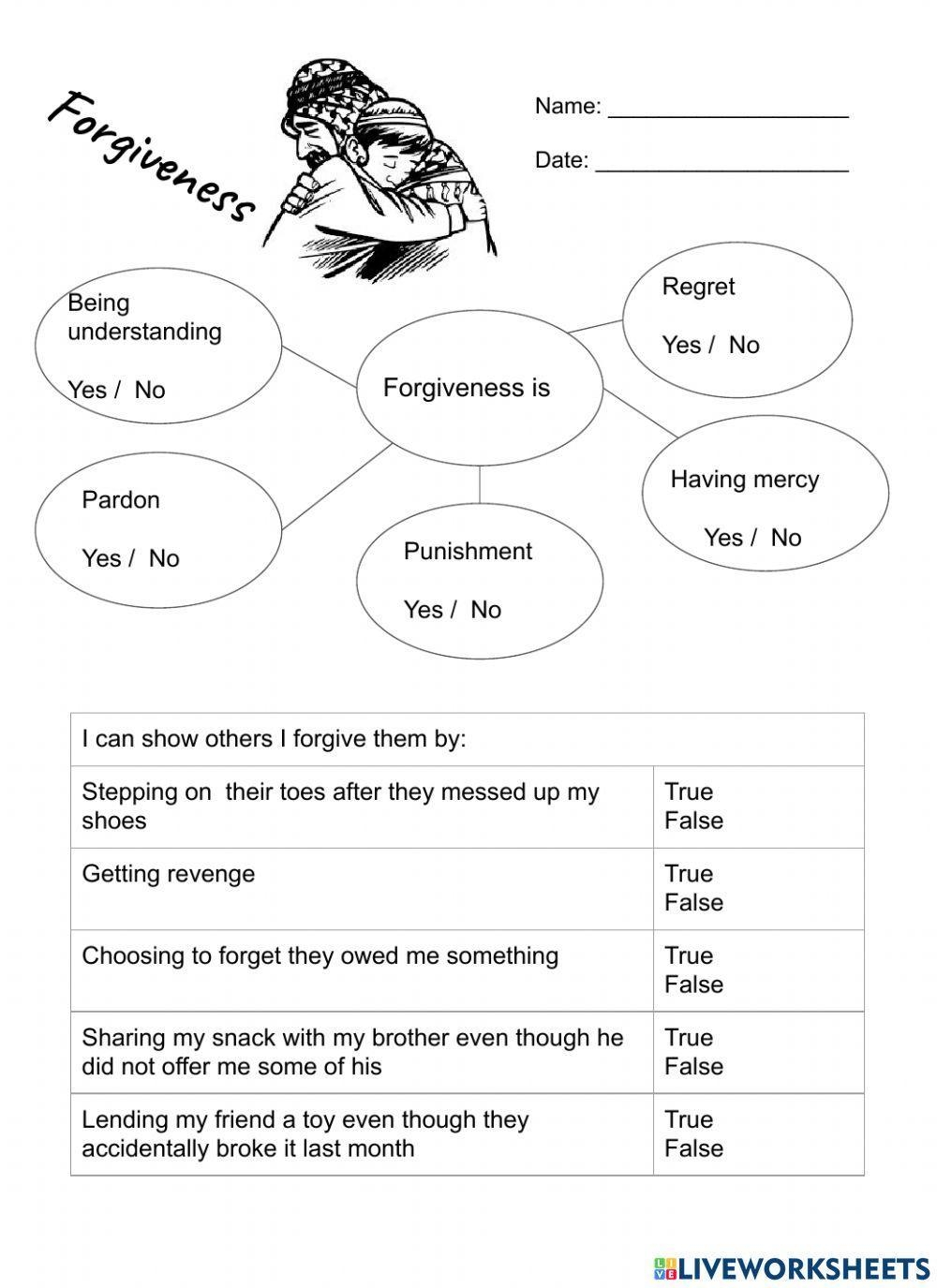 Free Forgiveness Worksheet For Kids Download Free Forgiveness 