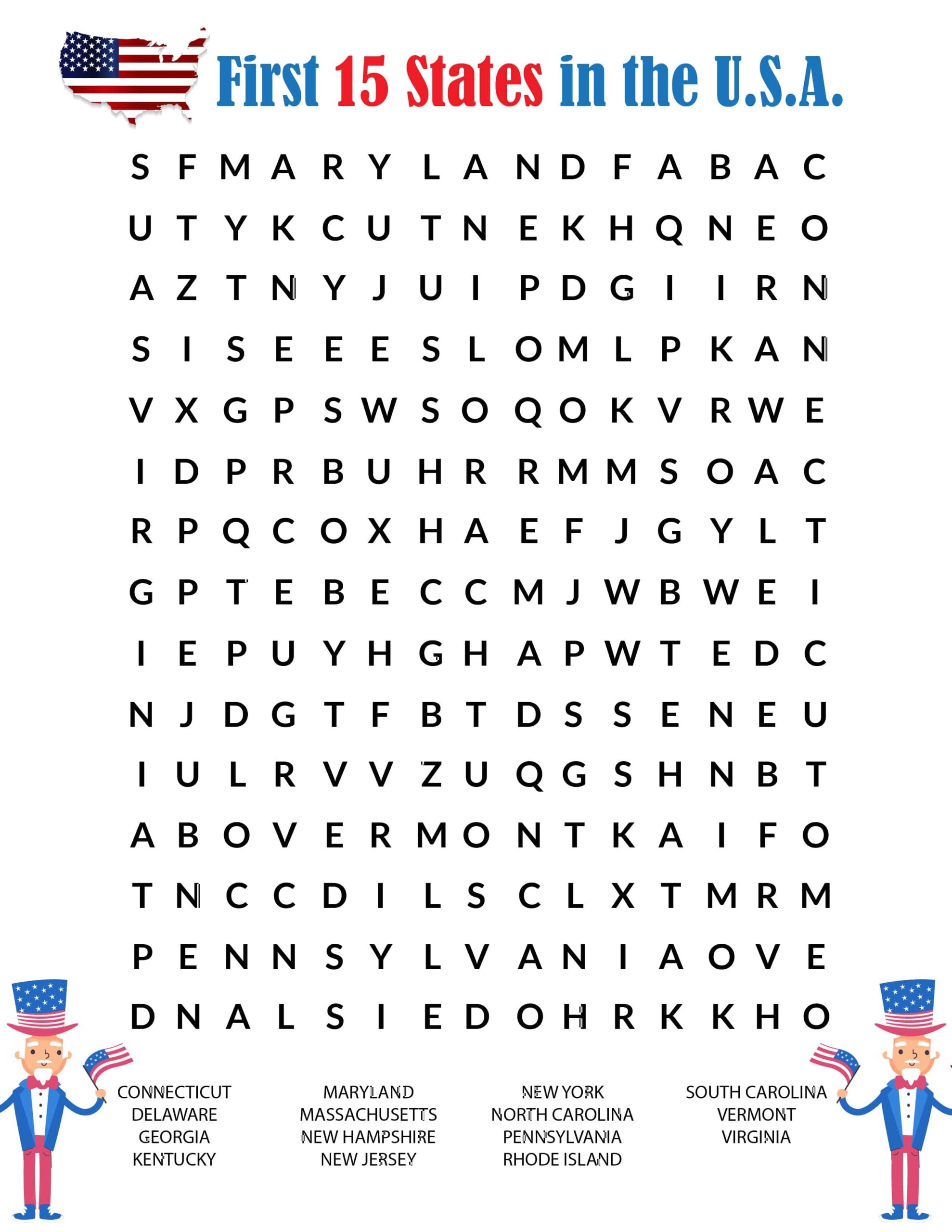 Printable Word Puzzles For Kids Free