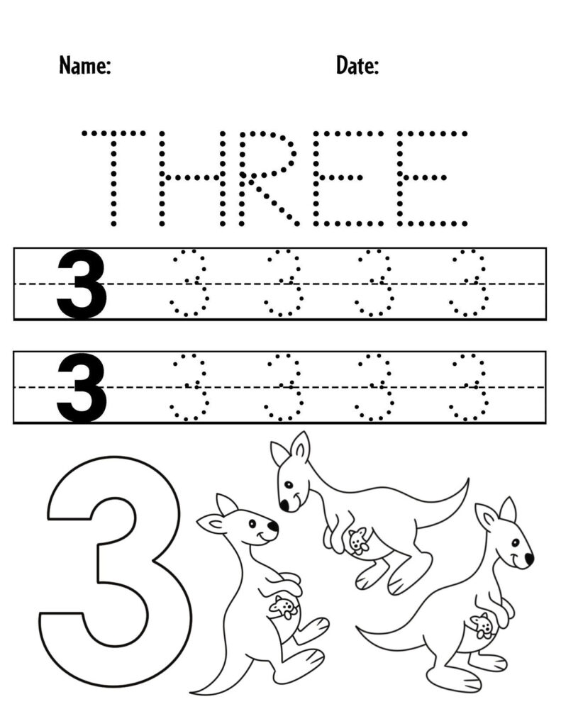 The Number 3 Printables