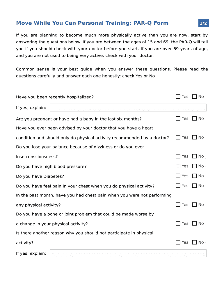 Free Parq Form Fill Out amp Sign Online DocHub