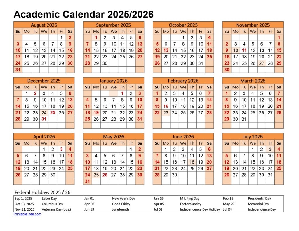 Mtsu Academic Calendar 2025 2026 Printable