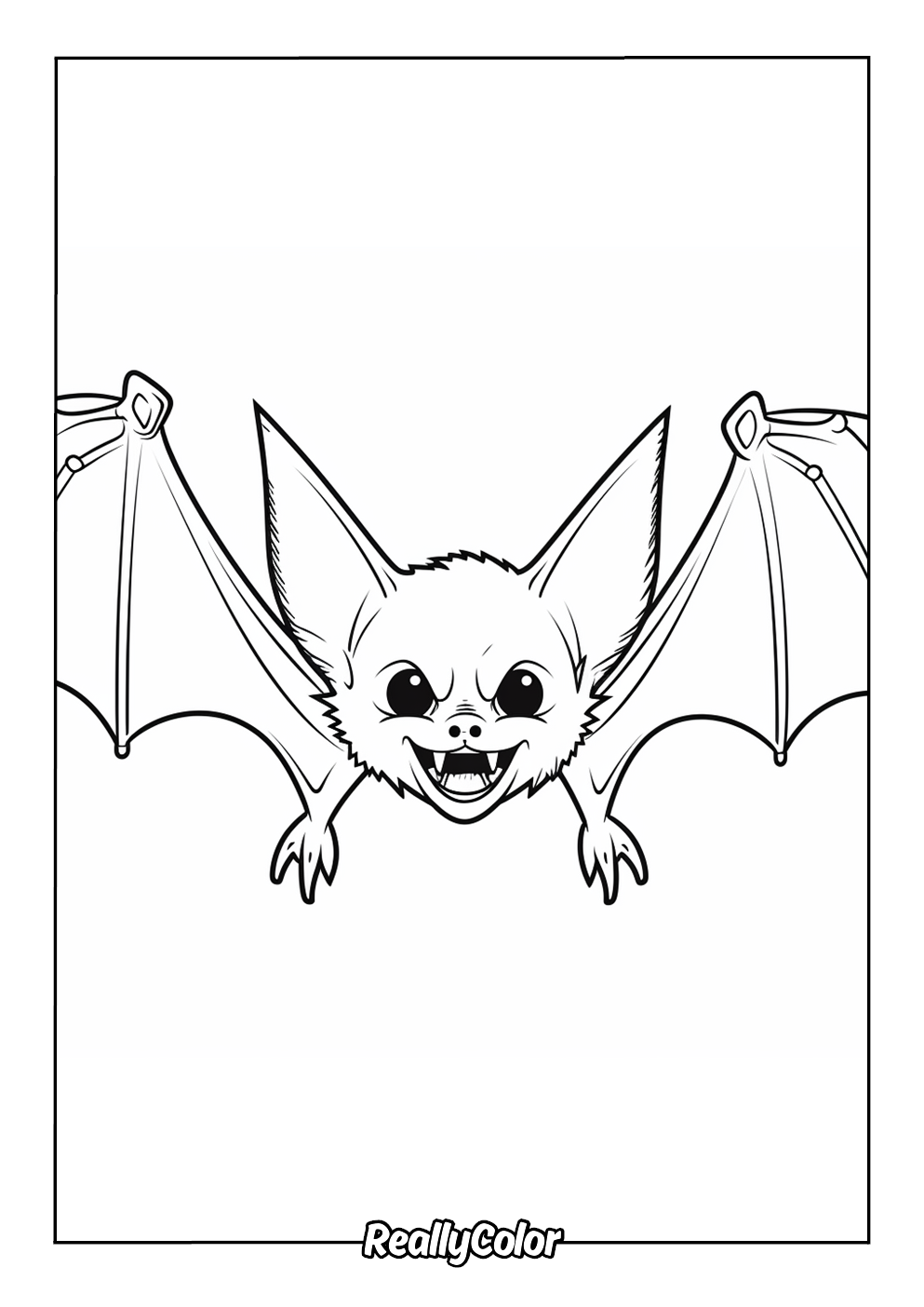 Free Printable Bat Coloring Sheets
