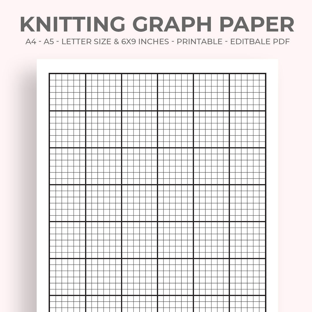 Free Printable Graph Paper For Knitting Patterns Download Free 