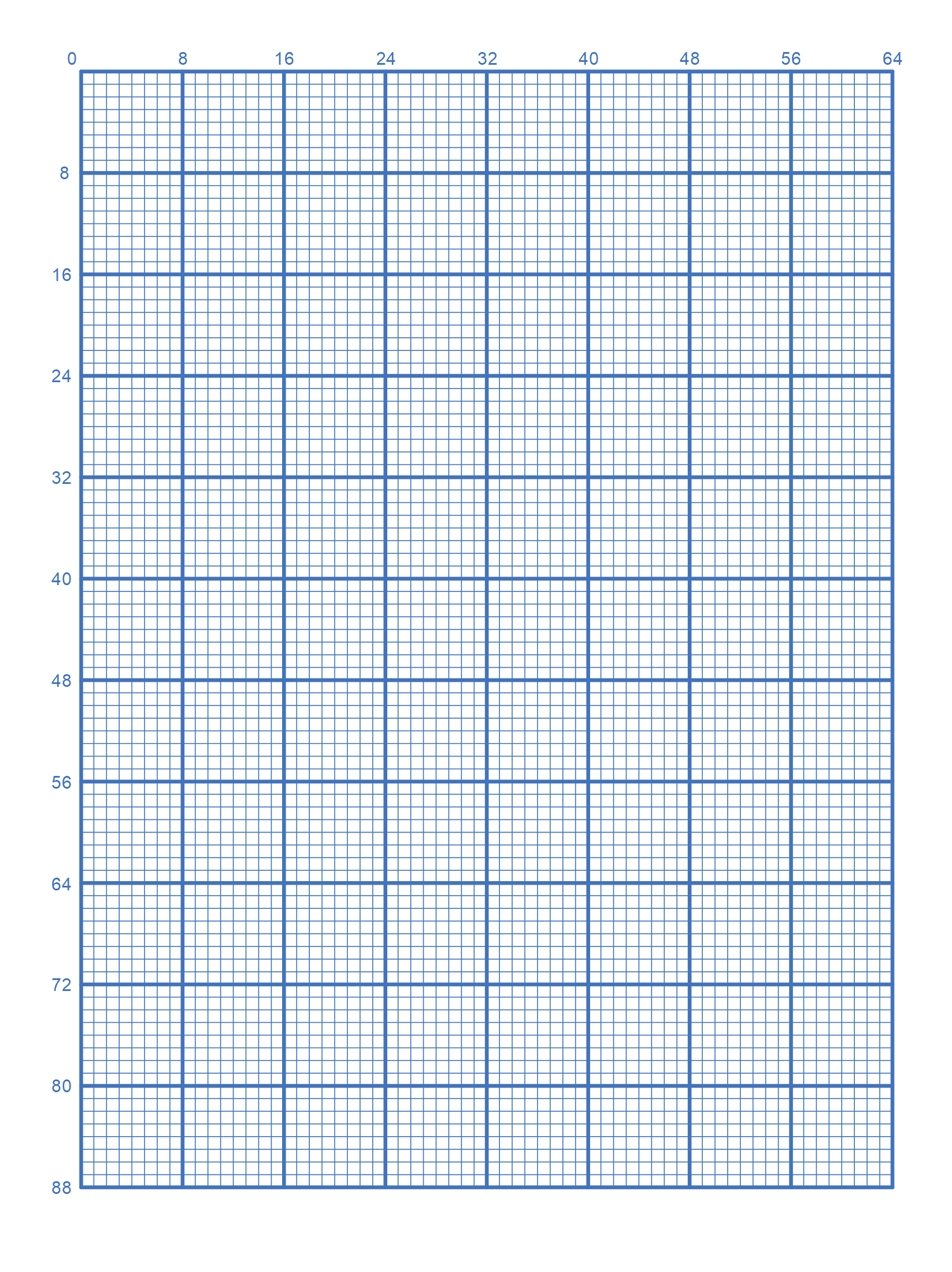 Half Inch Grid Printable