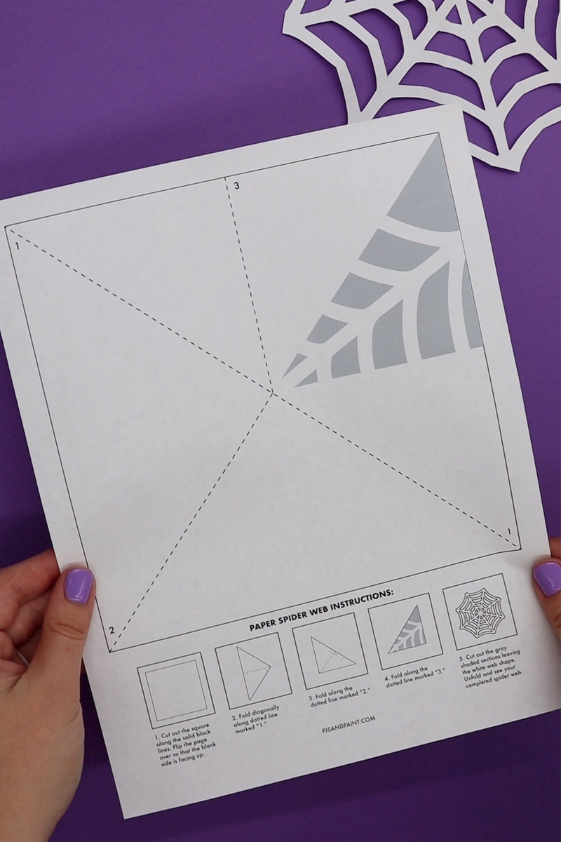 Free Printable Spider Web Template