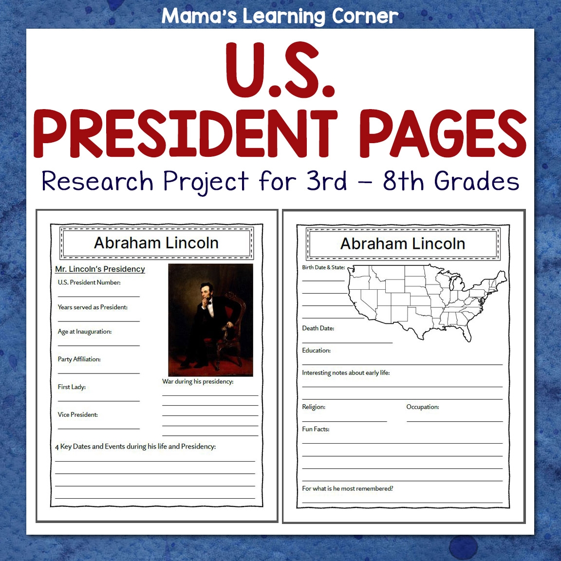 FREE Printable US President Worksheets Worksheets Library