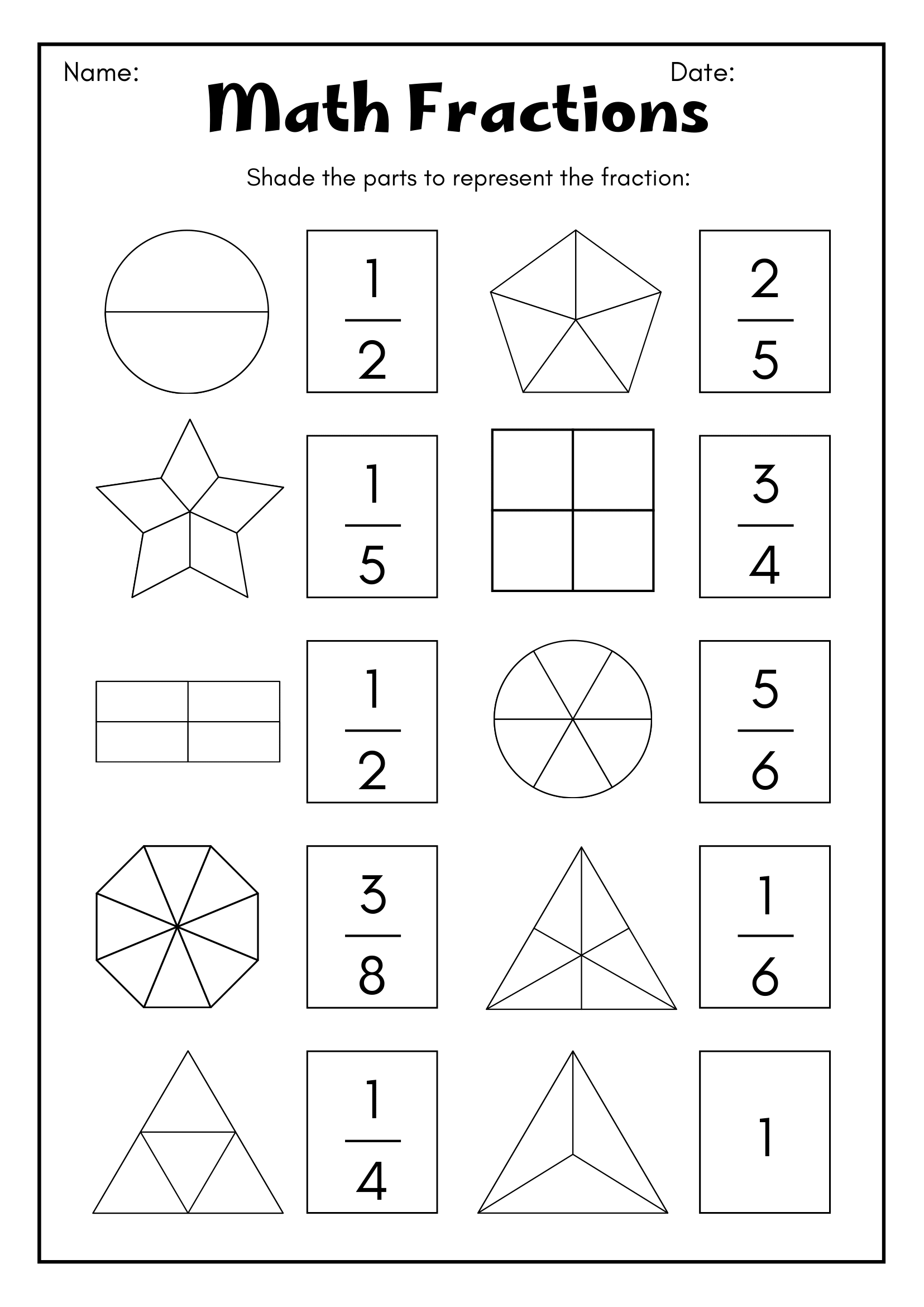 3rd Grade Math Worksheets Printable