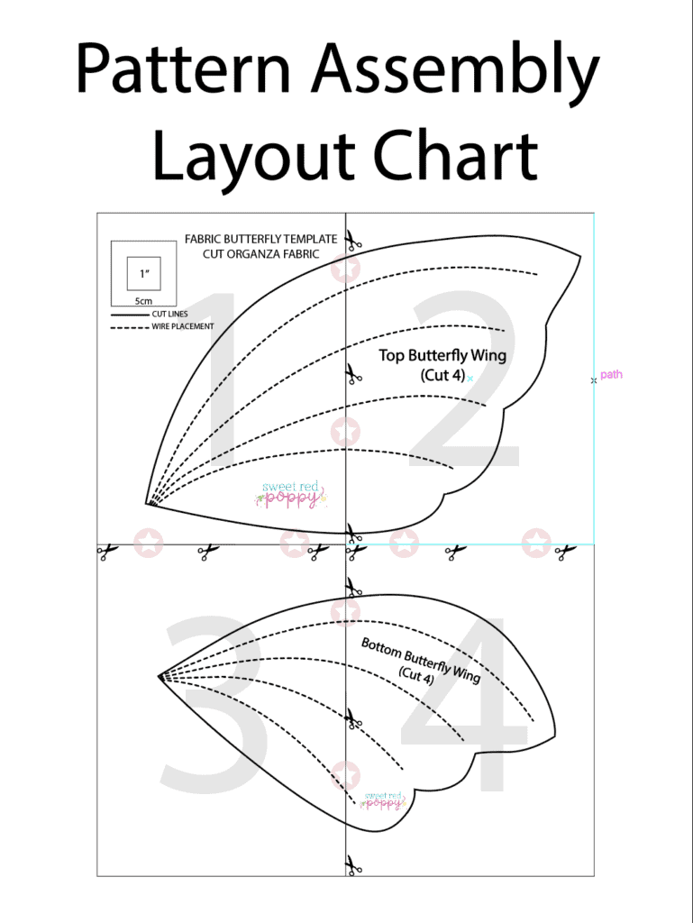 Butterfly Wing Template Printable