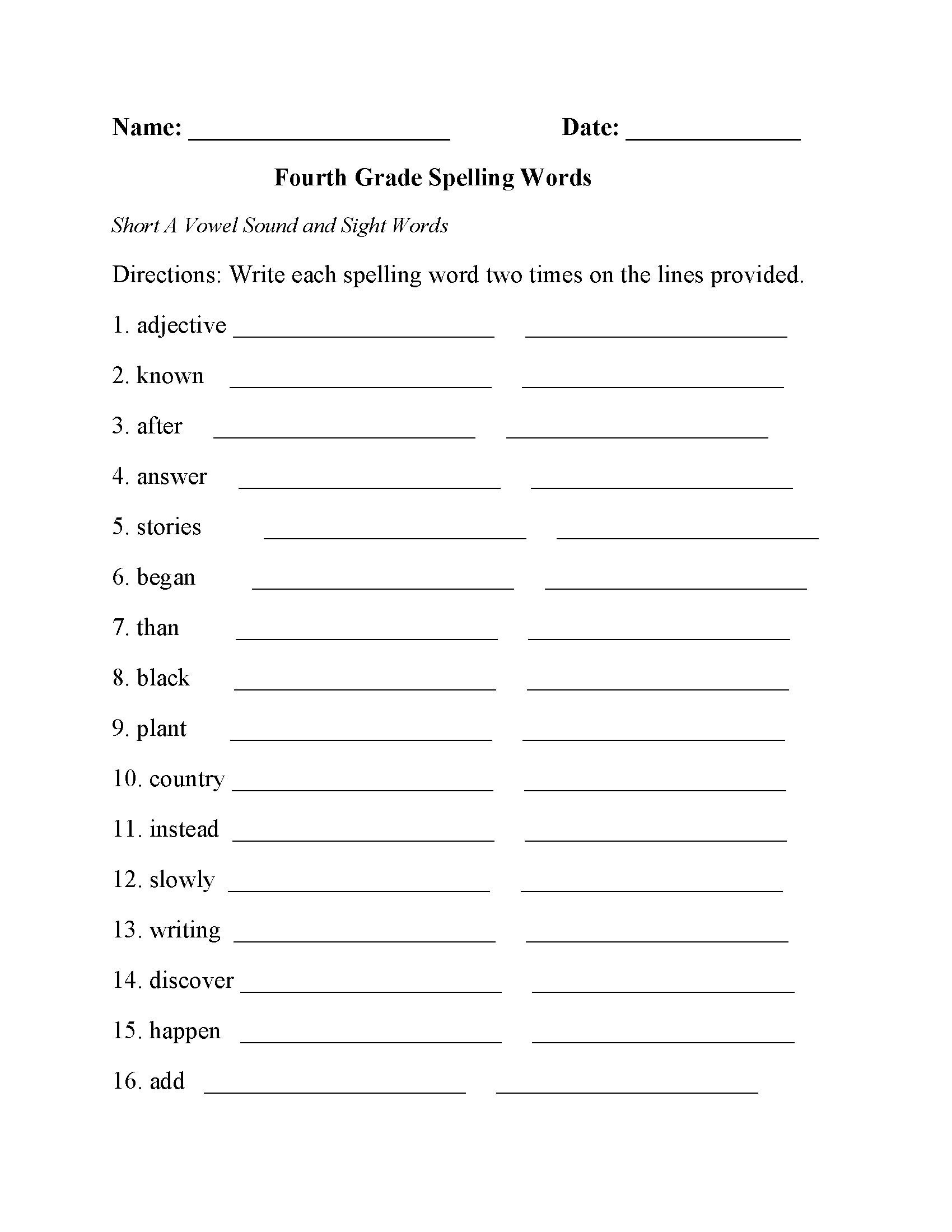 grade 4 amp amp 5 adjective worksheets english free printable
