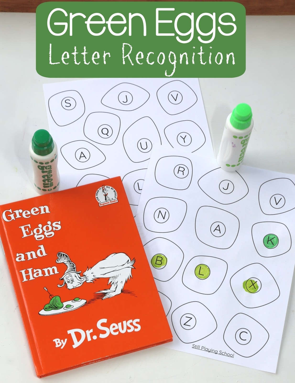 Green Eggs And Ham Activity Printable