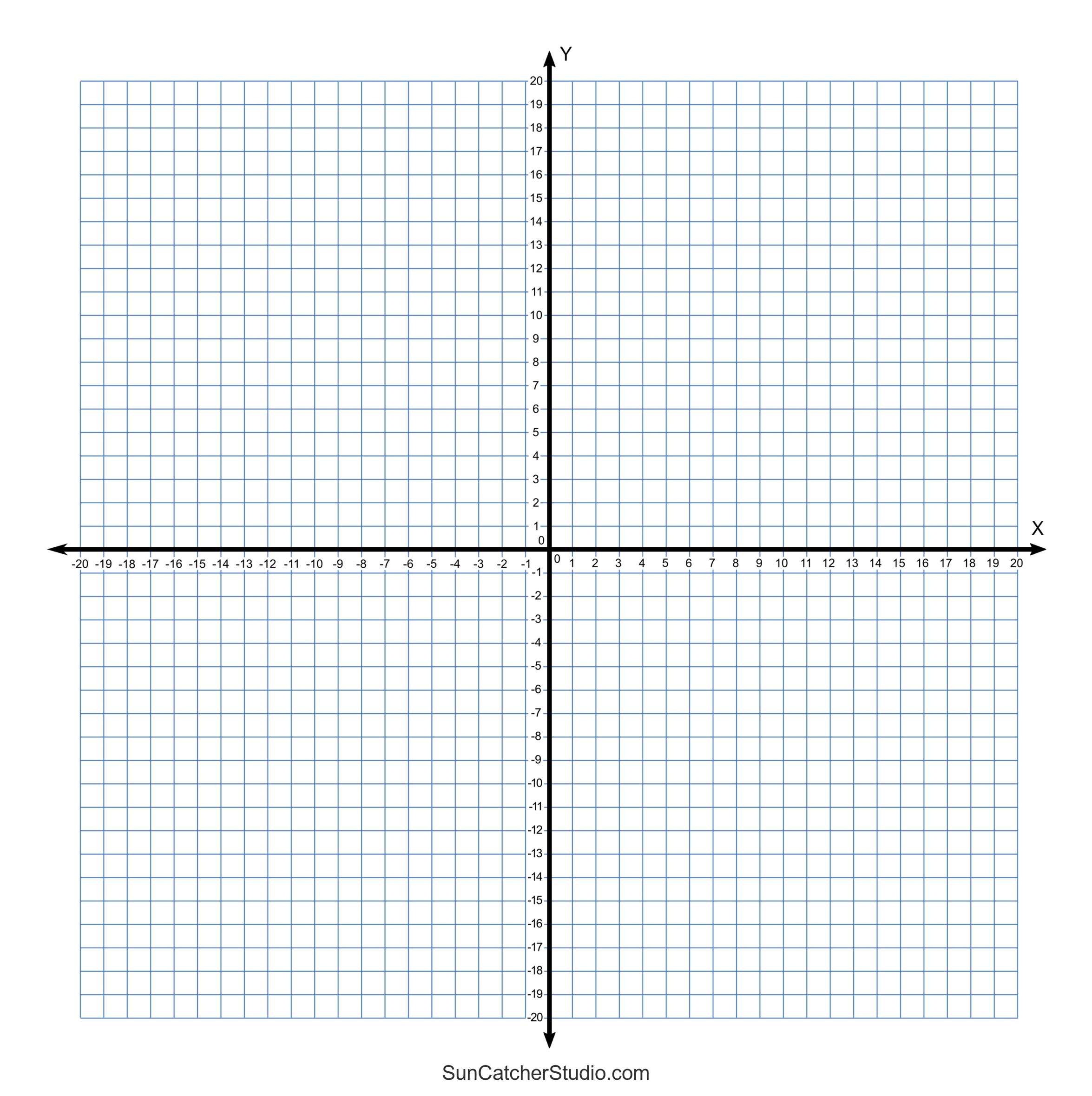 Printable Numbered Graph Paper
