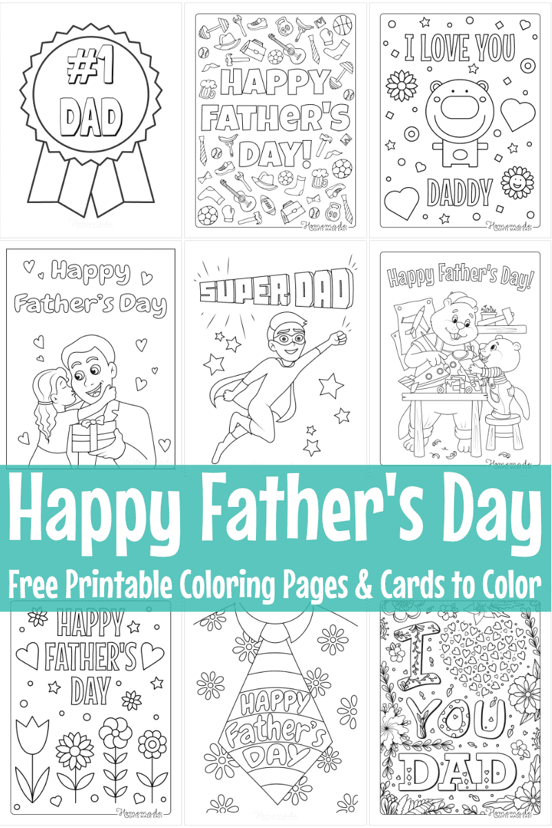 Father's Day Free Printables For Kids