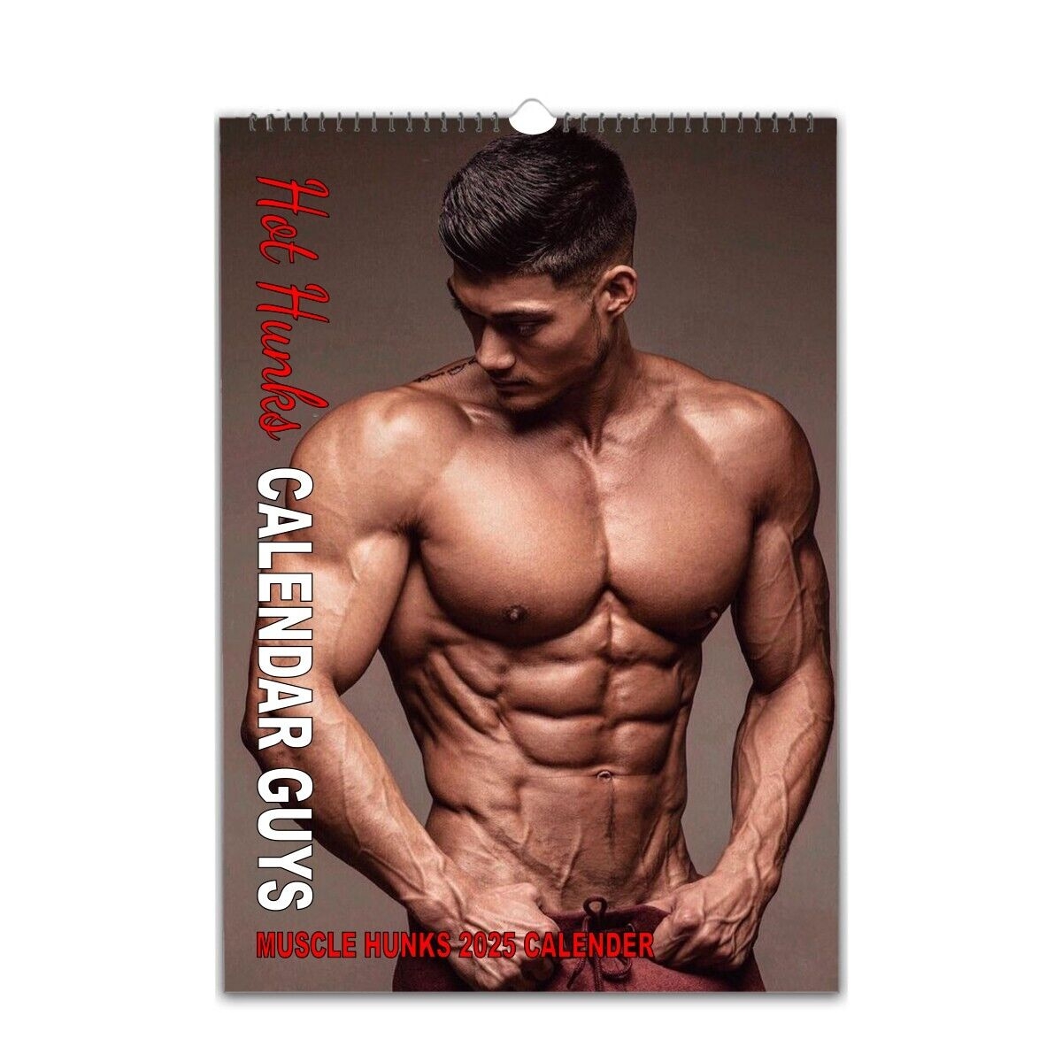 Printable Bodybuilder Calendar December 2025