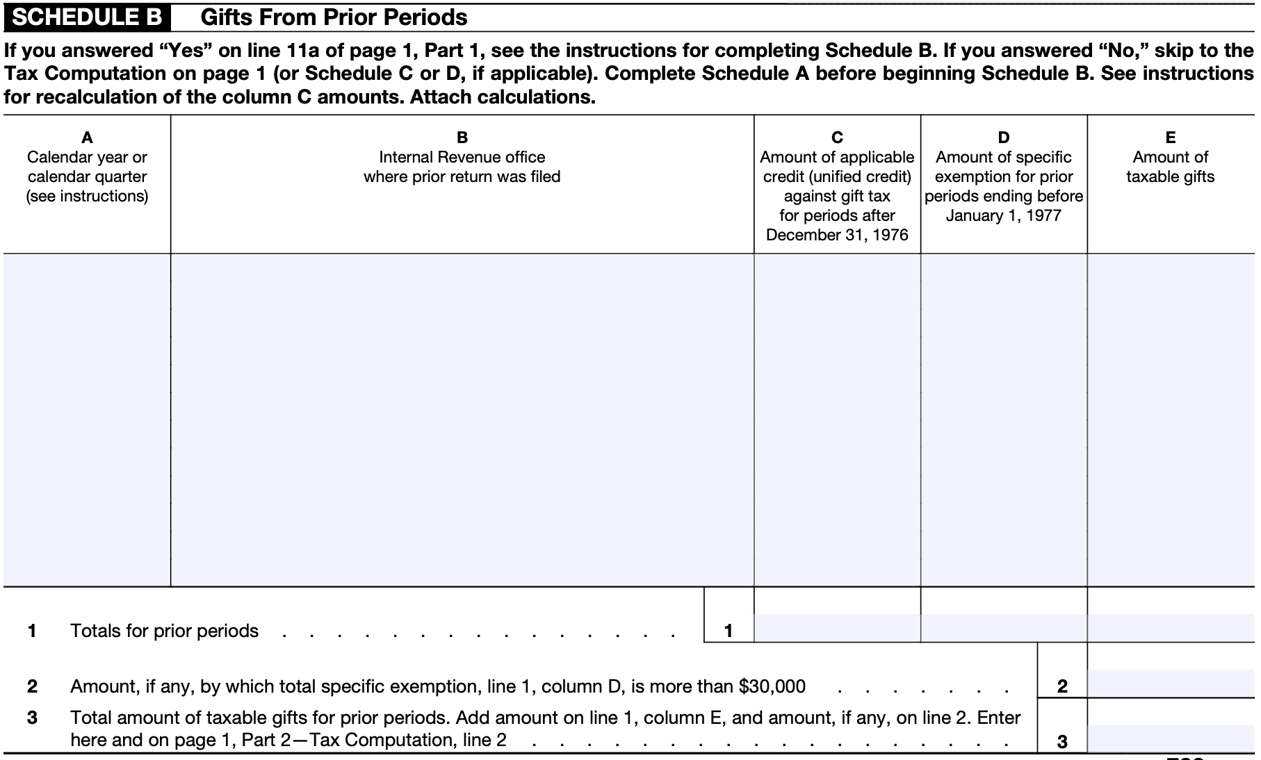 Irs Form For Gift To Family Member