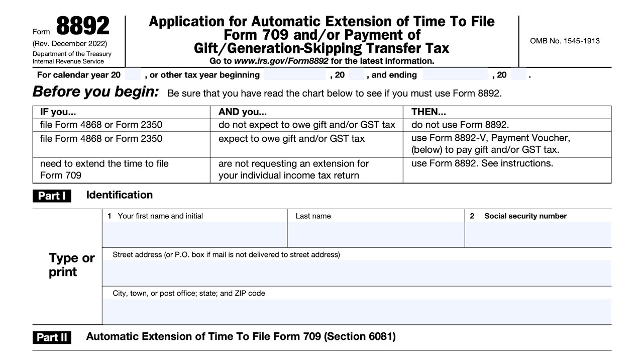 Irs Form Gift Tax Return Form