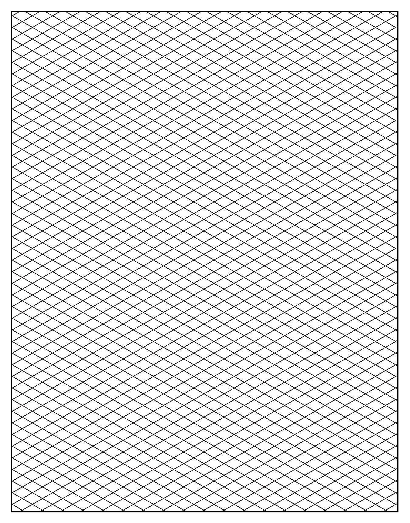 Free Printable Isometric Grid Paper
