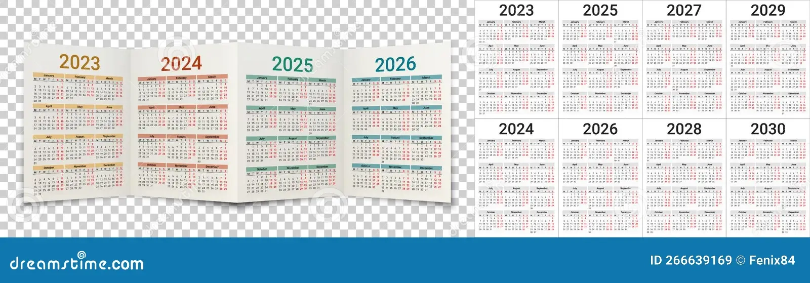 Kalender F r 2023 2024 2025 2026 2027 2028 2029 Und 2030 Satz Von 