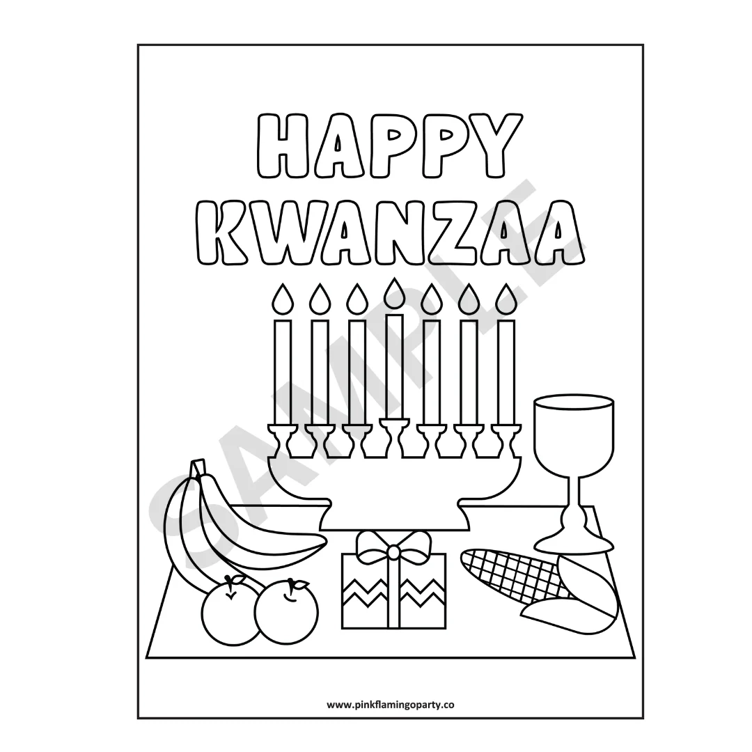 Kwanzaa Coloring Pages Free Printables