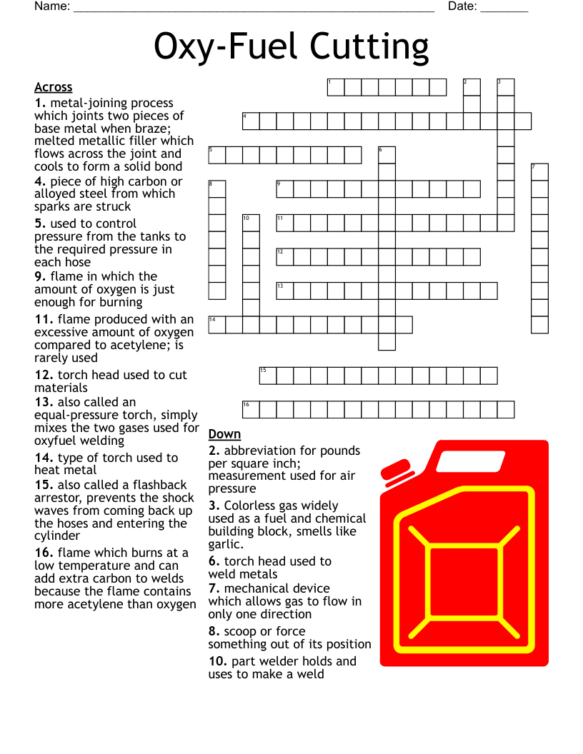 Mechanic Crossword WordMint