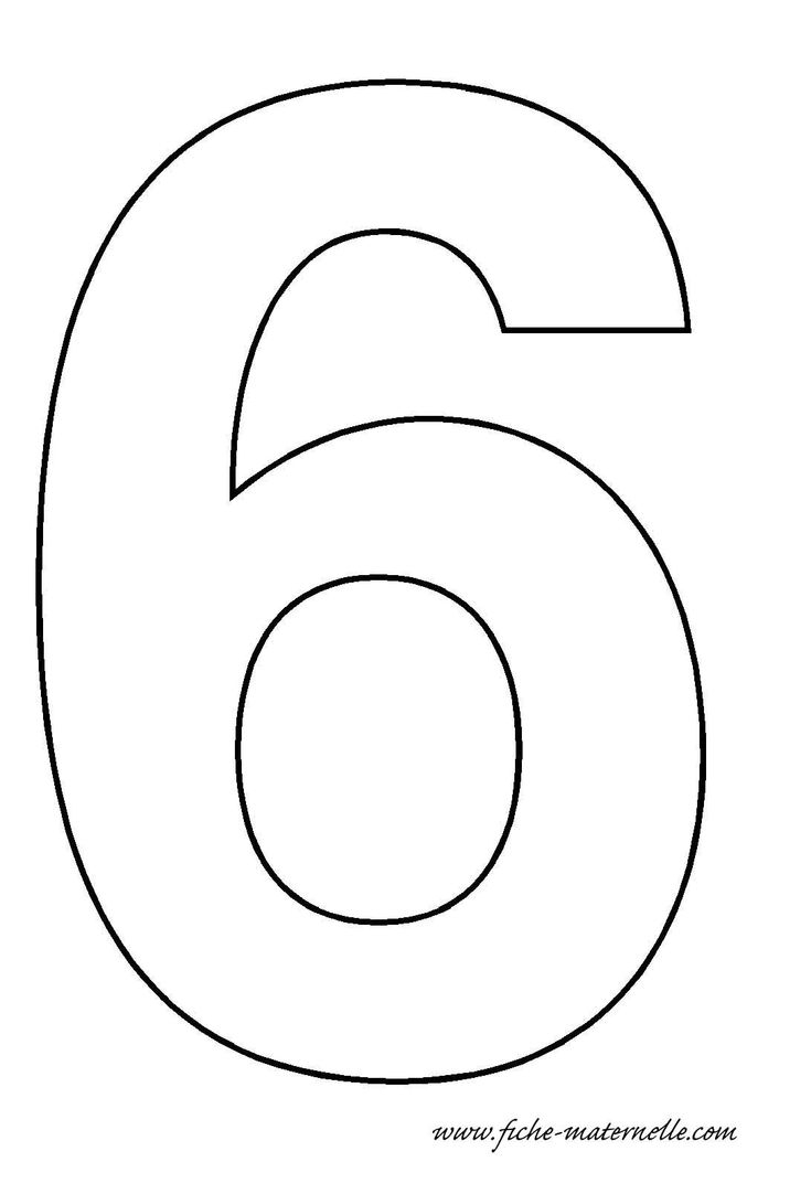Number 9 Template 4A0