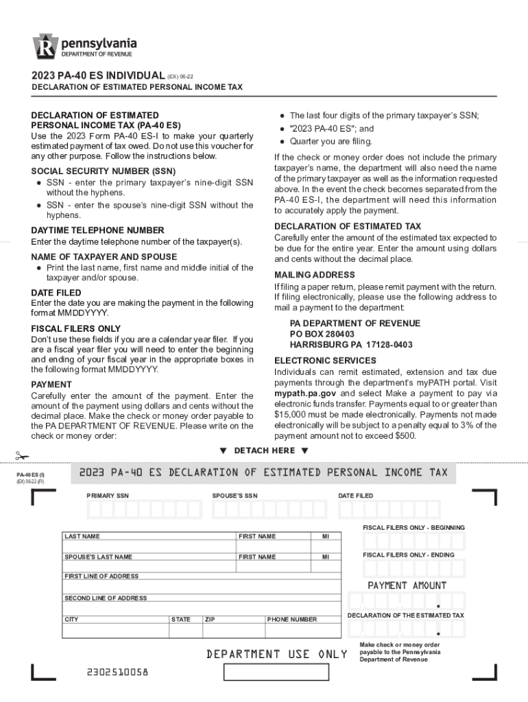 Pa State Irs Forms