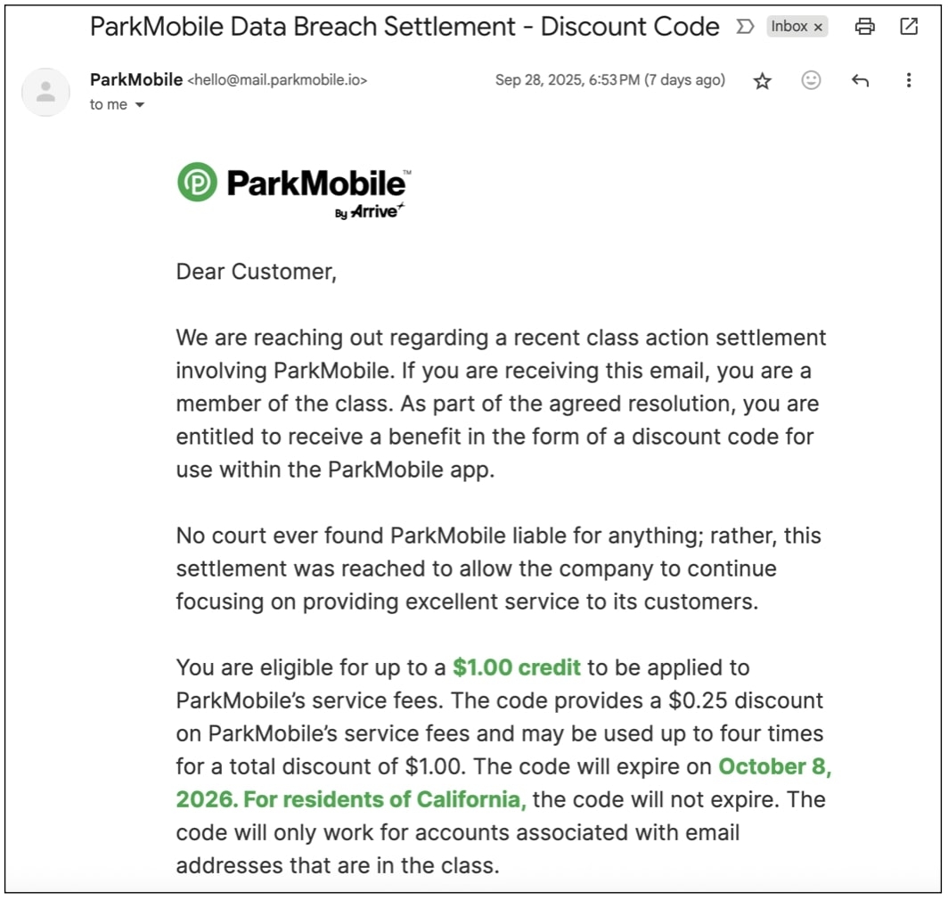 ParkMobile Pays 1 Each For 2021 Data Breach That Hit 22 Million