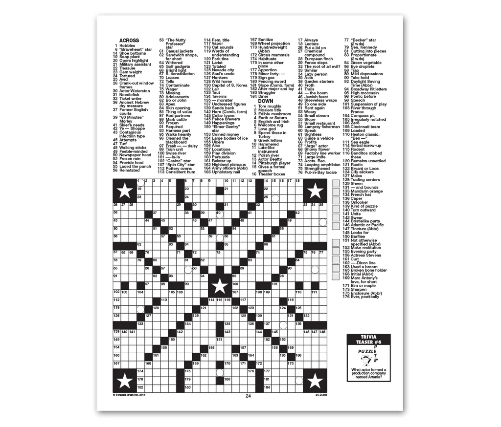 Print Out Giant Quickcross Giant Crosswords Books Puzzle Buffs