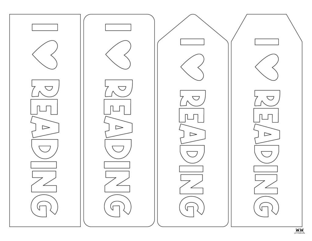 Bookmark Templates Printable