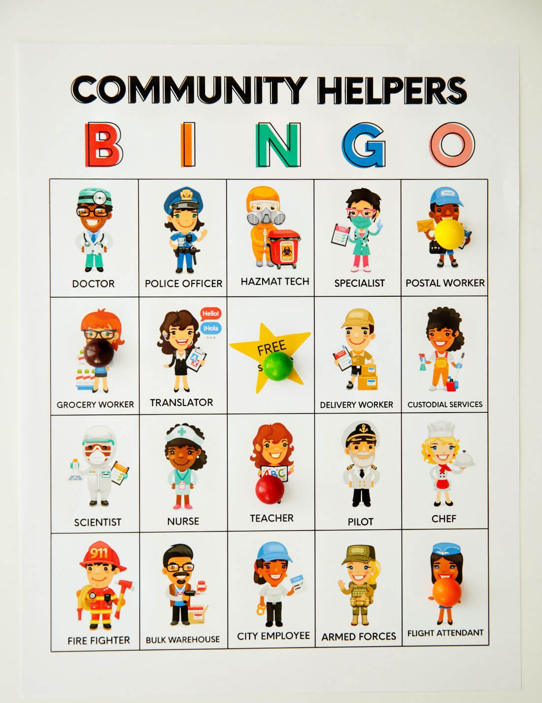 Free Printable Community Helpers
