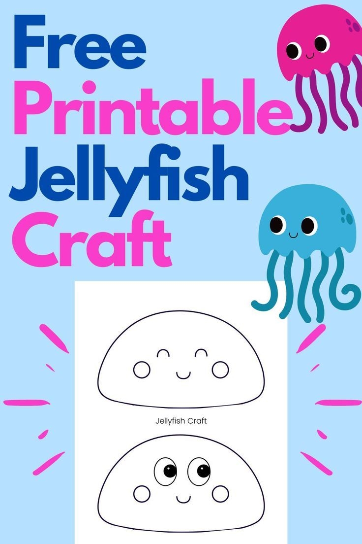 Free Printable Jellyfish Template Free Printable Jellyfish Template